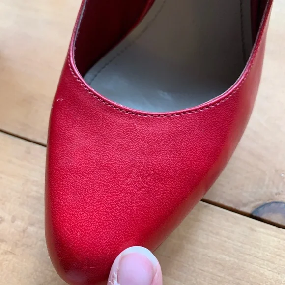Aldo / Red / Rounded Toe / High Heels - Picture 8 of 10